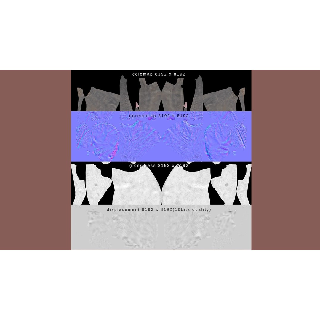 African Elephant 3D Model – Low Poly Rigged Asset, FBX, PBR - View 26