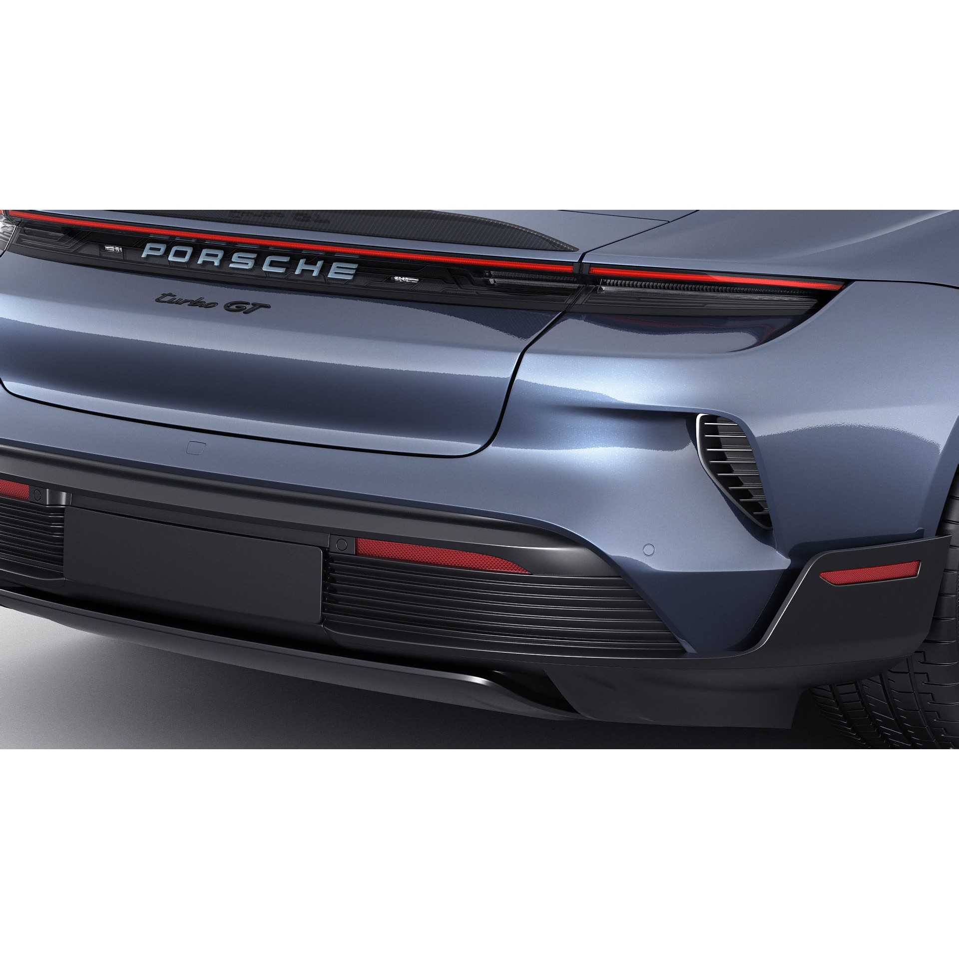 Porsche Taycan Turbo GT 2025 - Detailed 3D Model - View 11