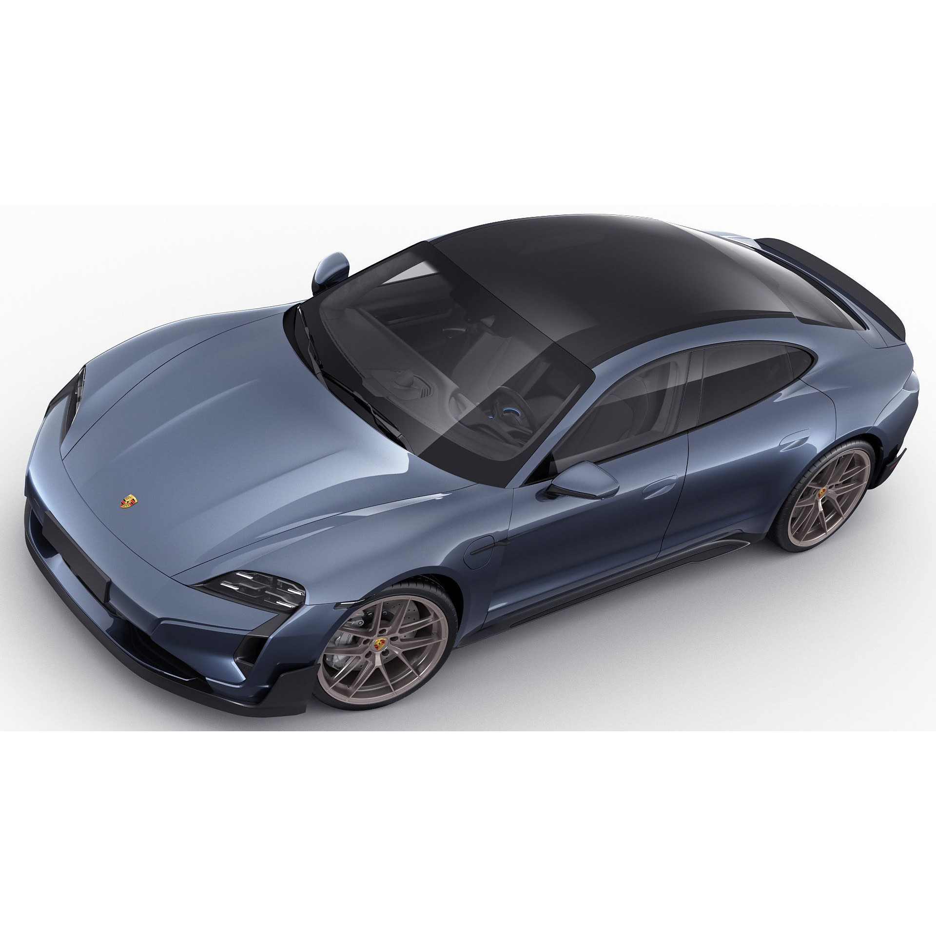 Porsche Taycan Turbo GT 2025 - Detailed 3D Model - View 13