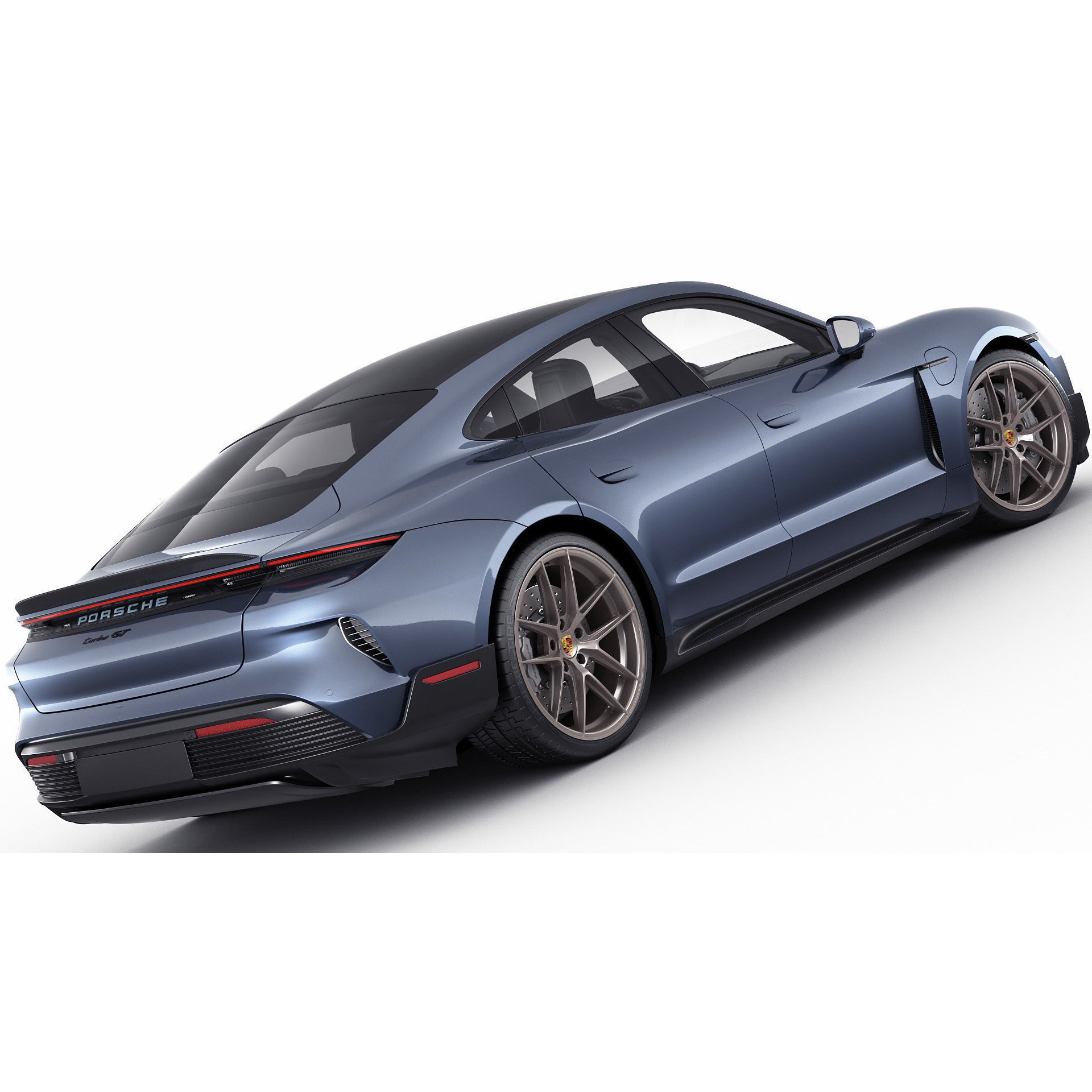 Porsche Taycan Turbo GT 2025 - Detailed 3D Model - View 16