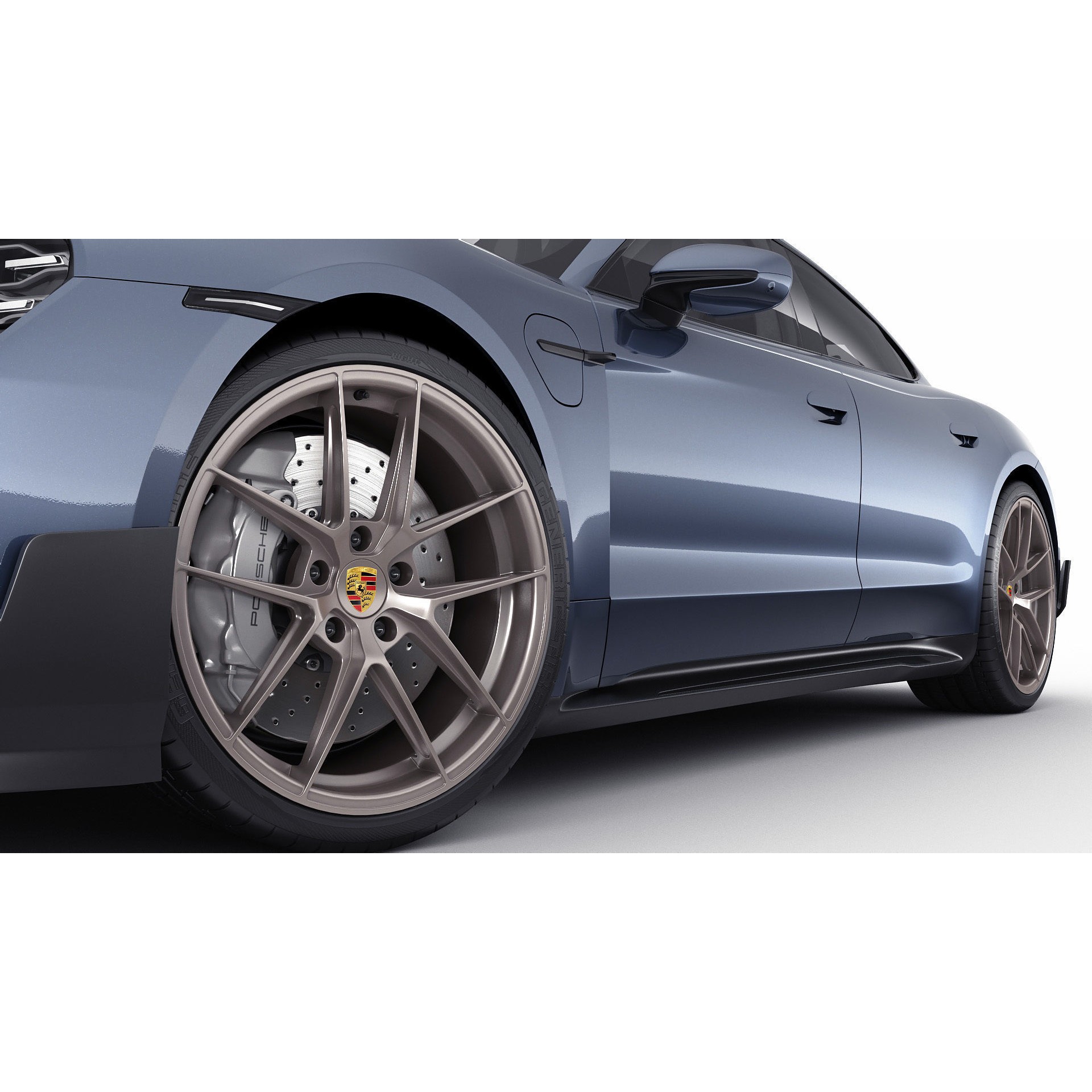 Porsche Taycan Turbo GT 2025 - Detailed 3D Model - View 17