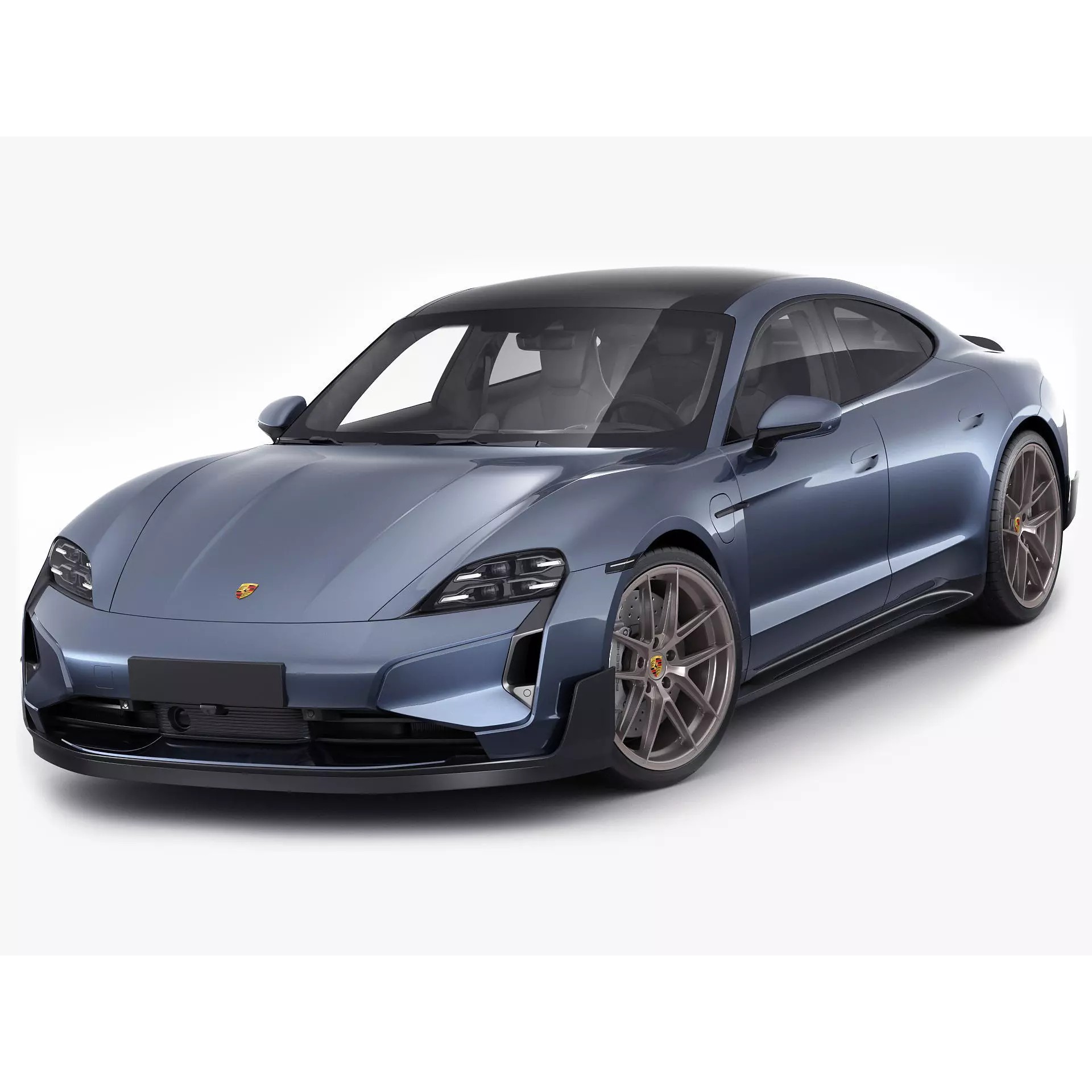 Porsche Taycan Turbo GT 2025 - Detailed 3D Model - View 2