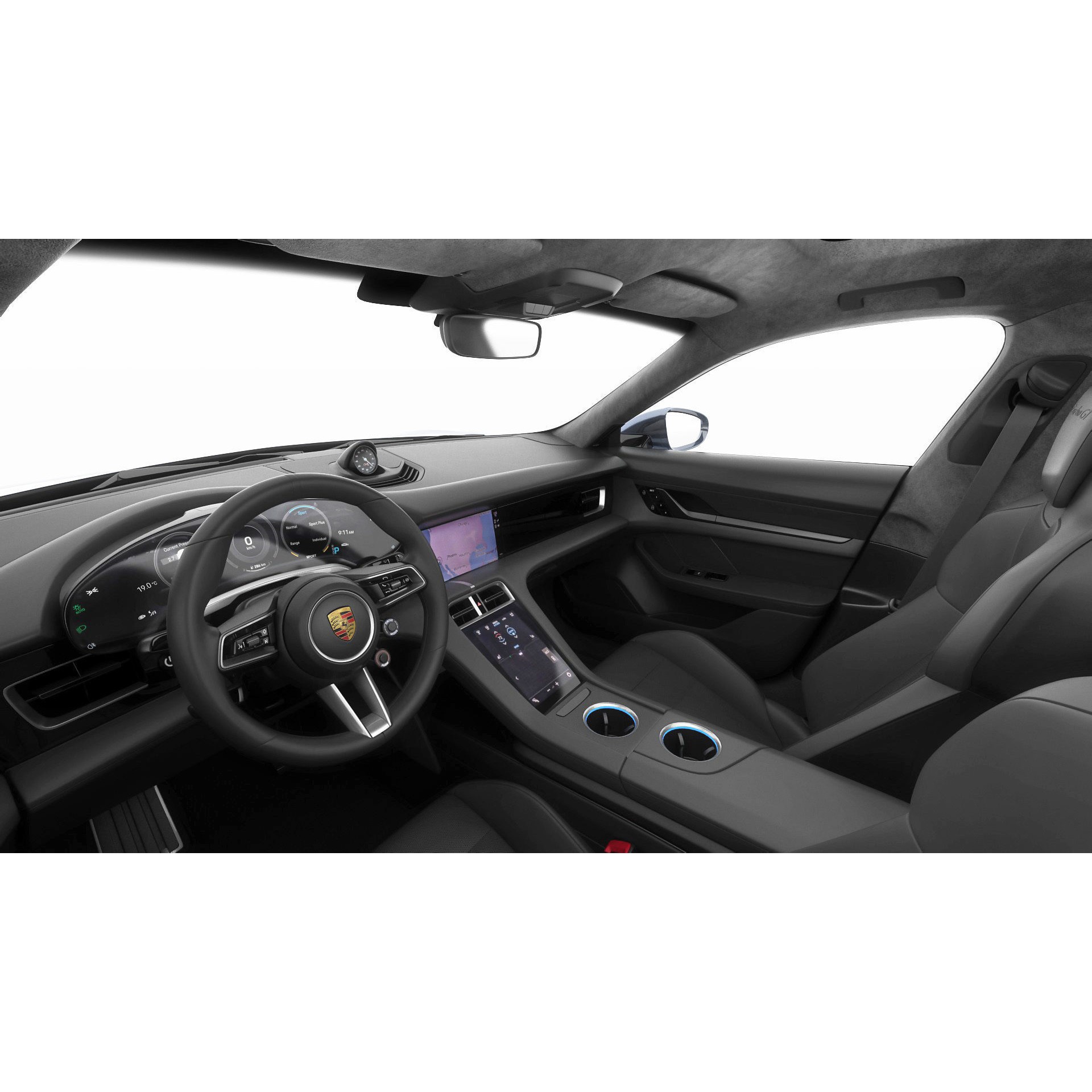 Porsche Taycan Turbo GT 2025 - Detailed 3D Model - View 21