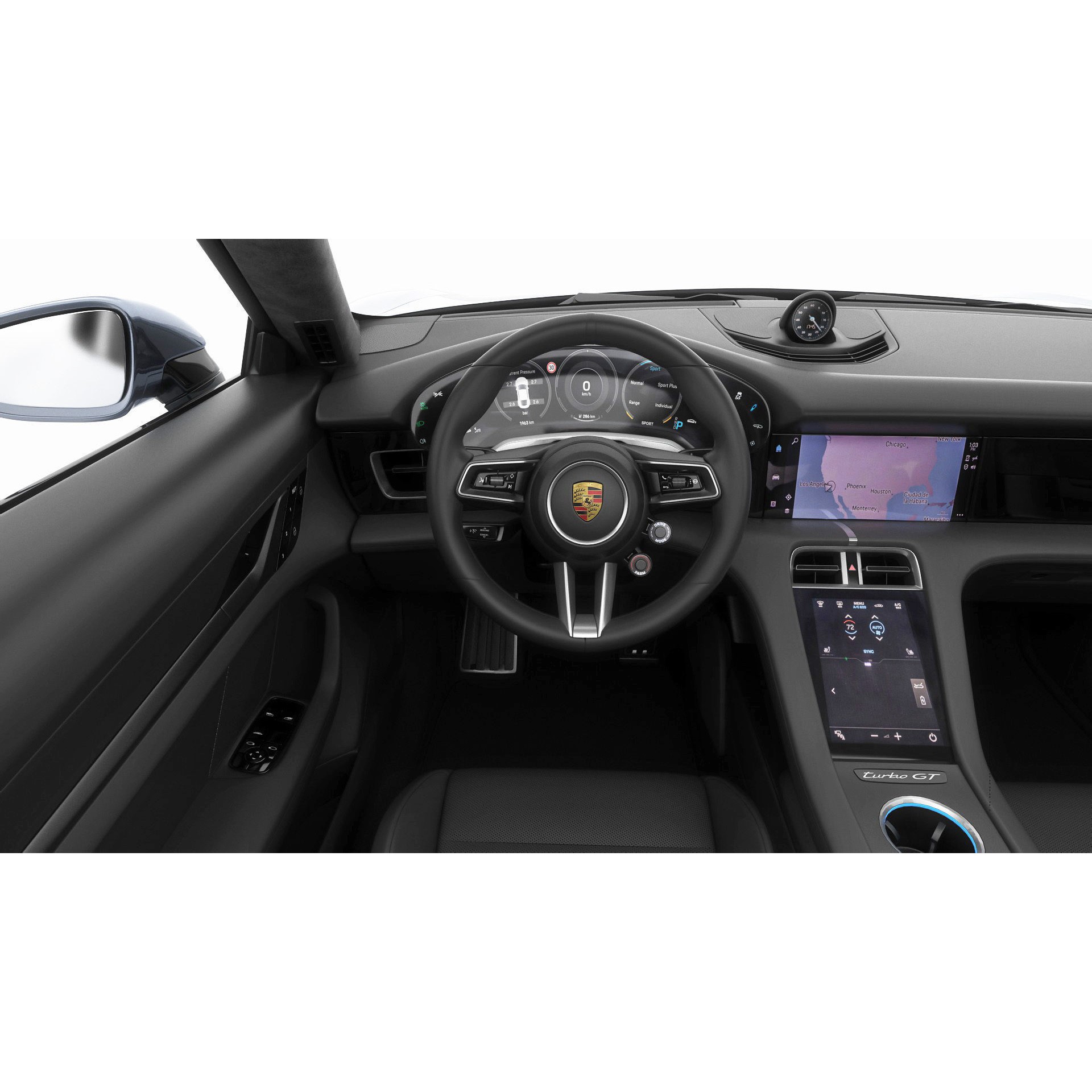 Porsche Taycan Turbo GT 2025 - Detailed 3D Model - View 25