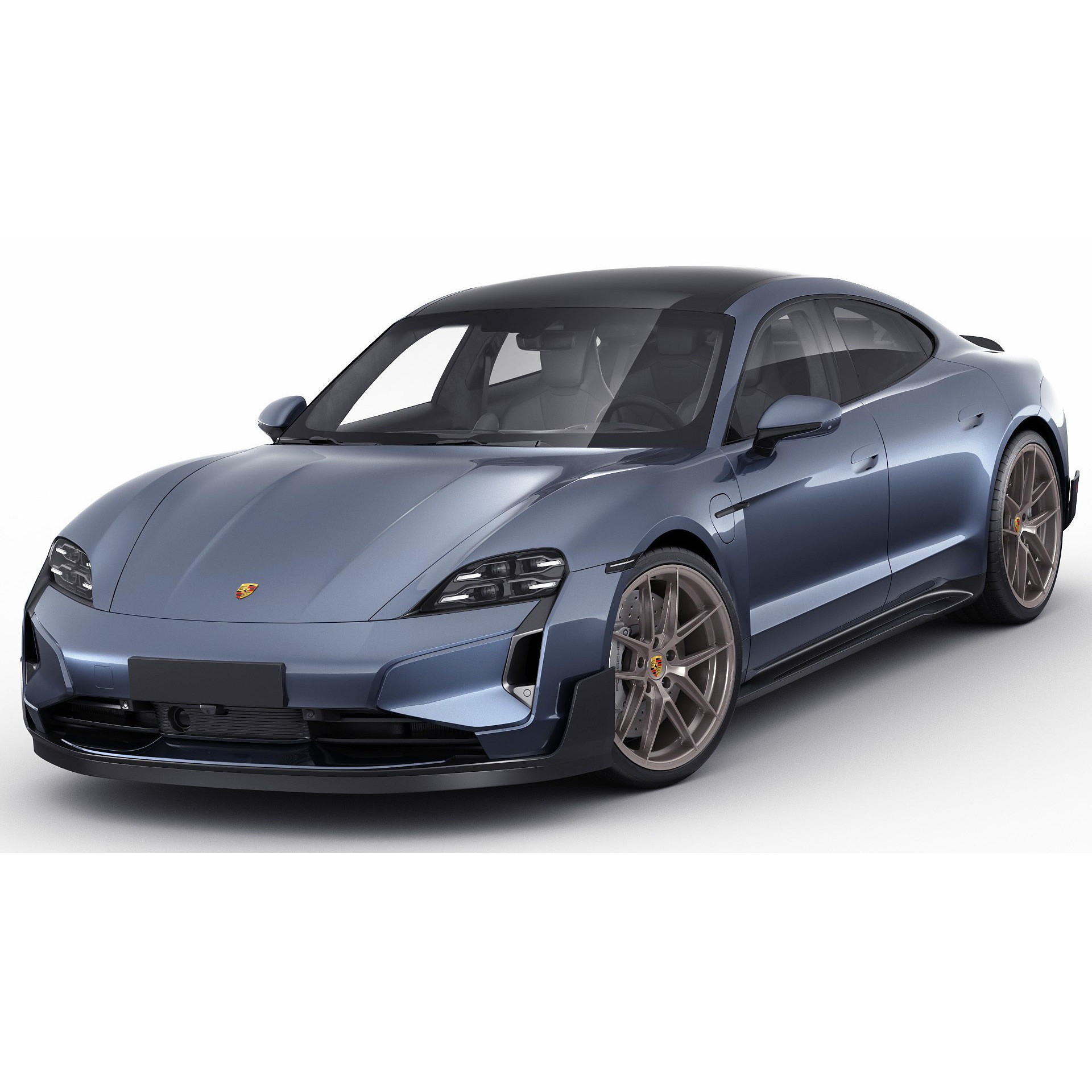 Porsche Taycan Turbo GT 2025 - Detailed 3D Model - View 3