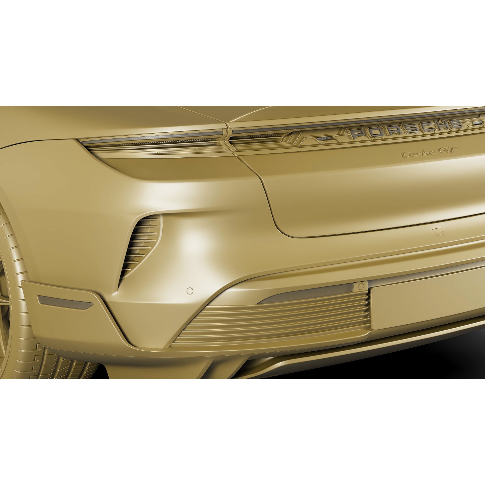 Porsche Taycan Turbo GT 2025 - Detailed 3D Model - View 30