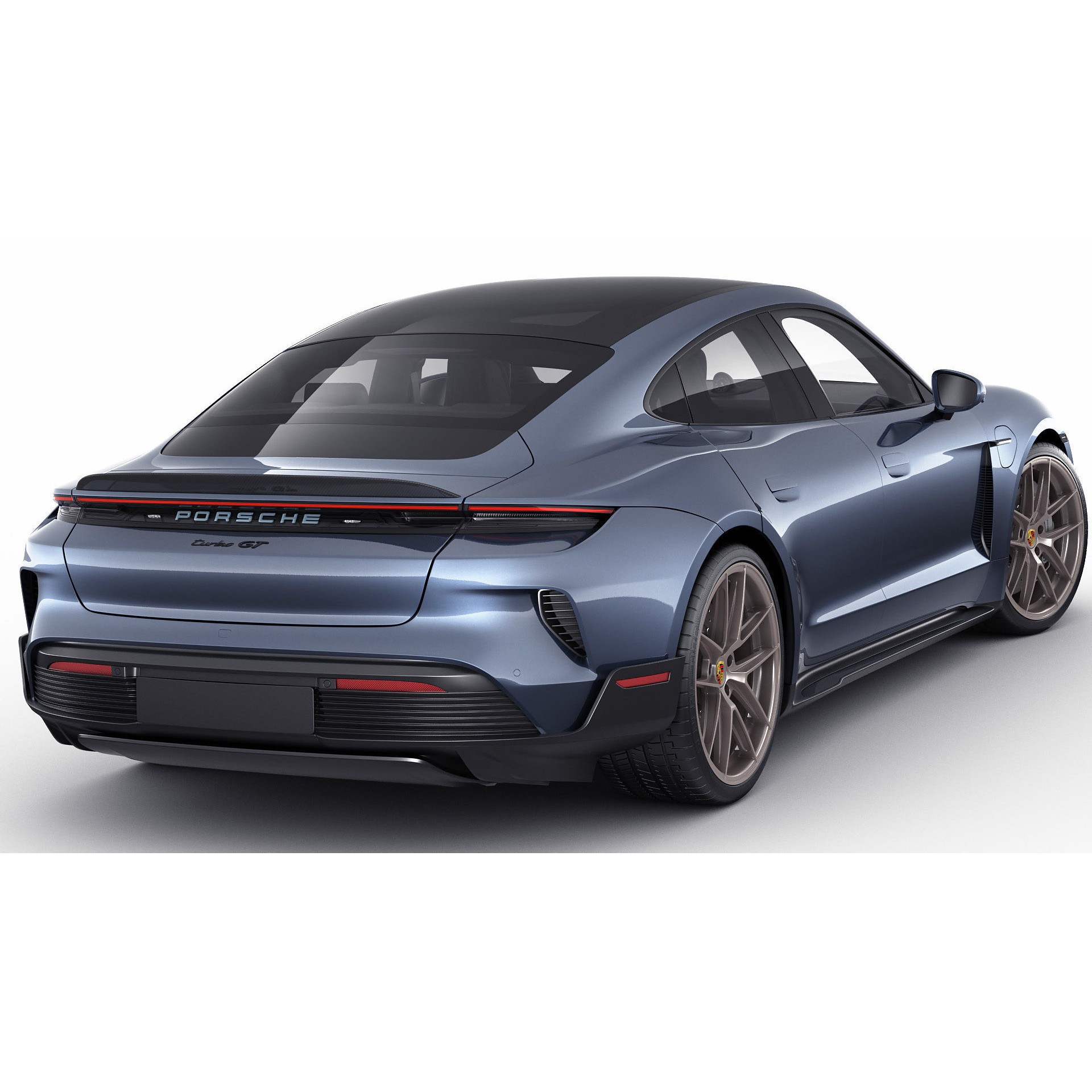 Porsche Taycan Turbo GT 2025 - Detailed 3D Model - View 5