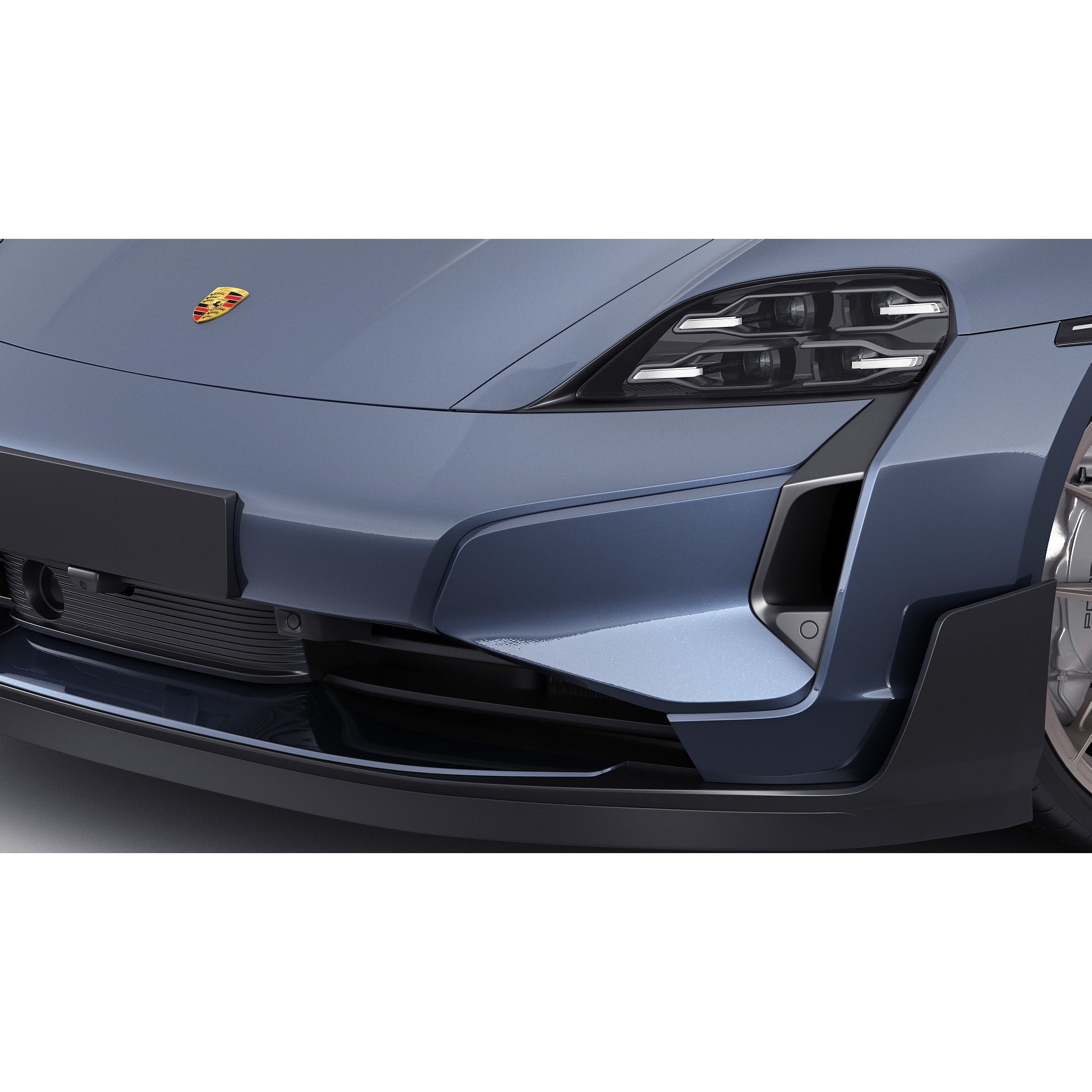 Porsche Taycan Turbo GT 2025 - Detailed 3D Model - View 9