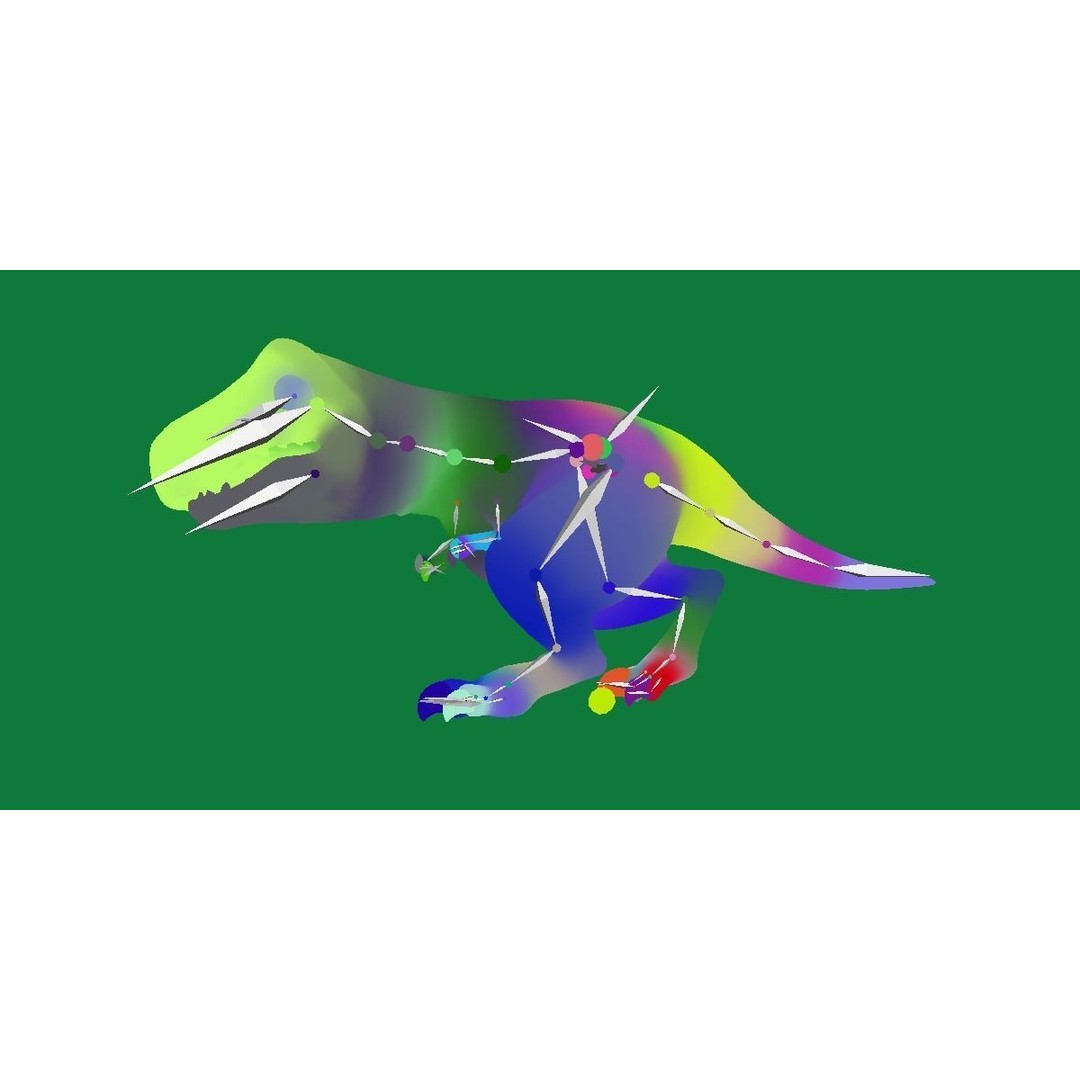 Baby T-Rex 3D Model – Low Poly Game Ready Character, FBX & Blender - View 31