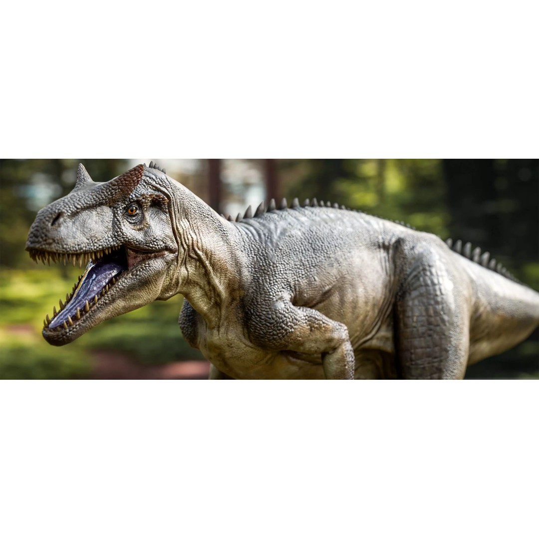 Allosaurus 3D Model – Low Poly Rigged Dinosaur, FBX & Blender - View 2