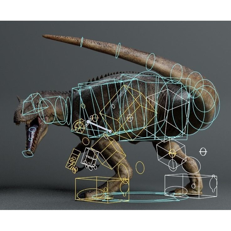 Allosaurus 3D Model – Low Poly Rigged Dinosaur, FBX & Blender - View 5