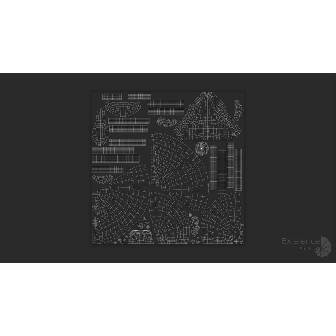Nautilus Pompilius 3D Model – Low Poly Rigged Creature with PBR Textures, FBX - View 13