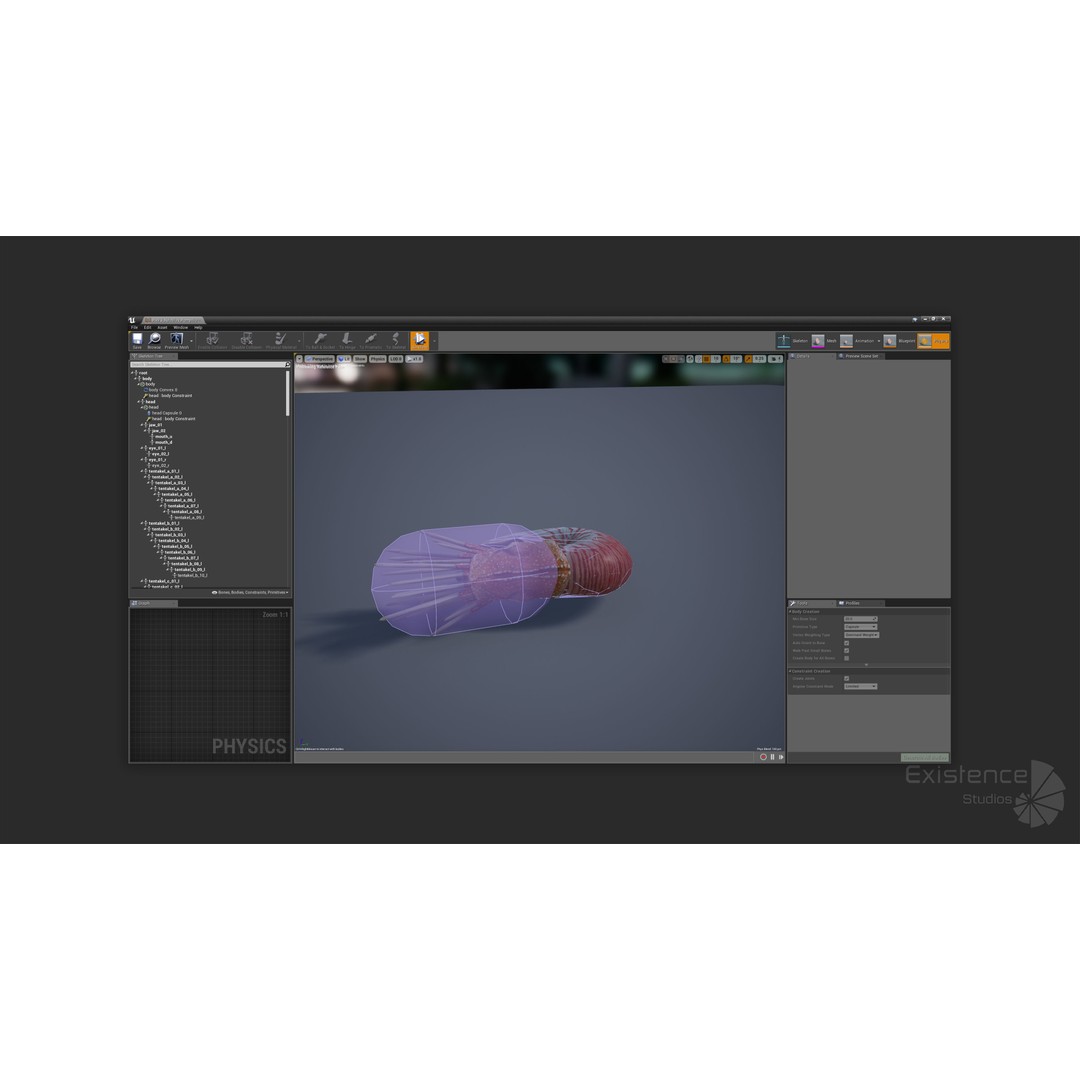 Nautilus Pompilius 3D Model – Low Poly Rigged Creature with PBR Textures, FBX - View 30