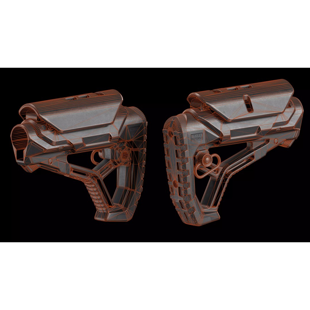 Remington 870 Shotgun 3D Model – Low Poly Game Asset, PBR, FBX, OBJ - View 28