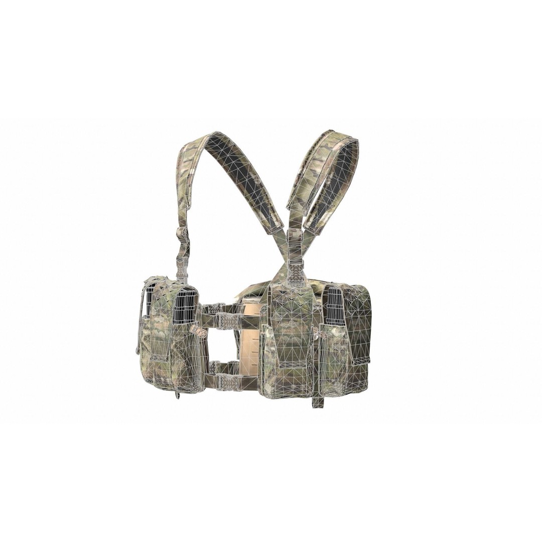 Spiritus Systems 34A Chest Rig 3D Model – Low Poly Game Asset, FBX