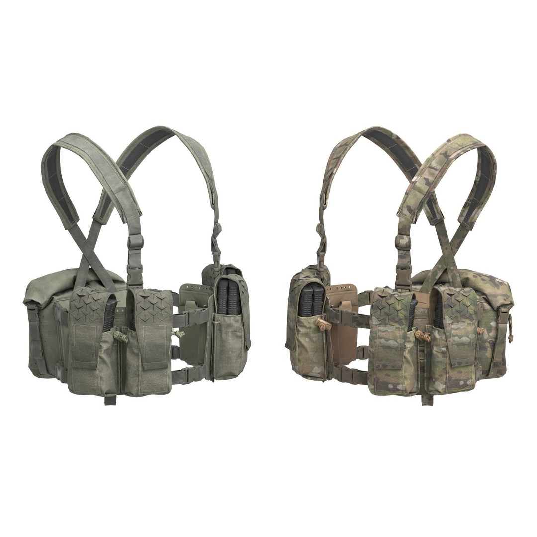 Spiritus Systems 34A Chest Rig 3D Model – Low Poly Game Asset, FBX - View 5