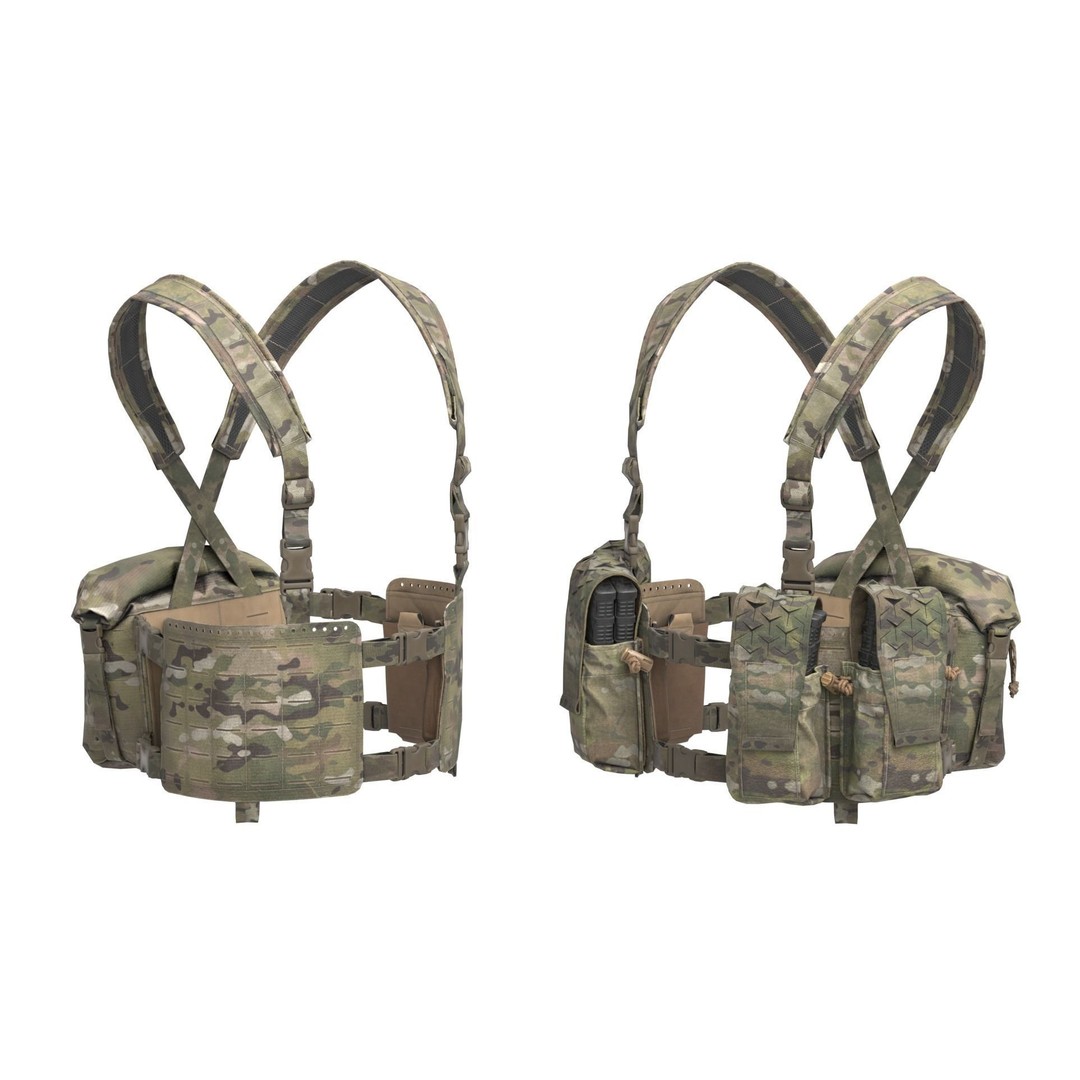 Spiritus Systems 34A Chest Rig 3D Model – Low Poly Game Asset, FBX - View 6