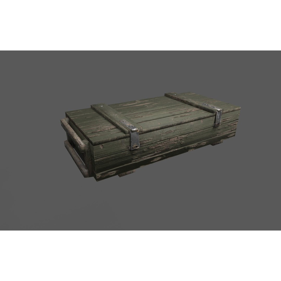 Military Base 3D Model – Low Poly Game Asset, FBX, PBR Textures - View 10