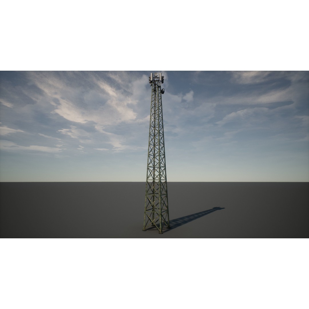 Military Base 3D Model – Low Poly Game Asset, FBX, PBR Textures - View 103