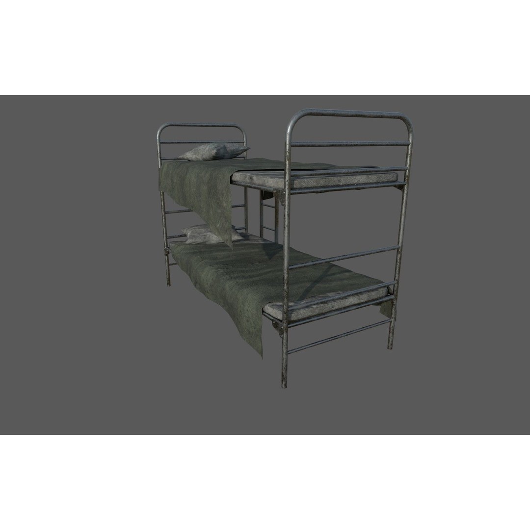 Military Base 3D Model – Low Poly Game Asset, FBX, PBR Textures - View 26