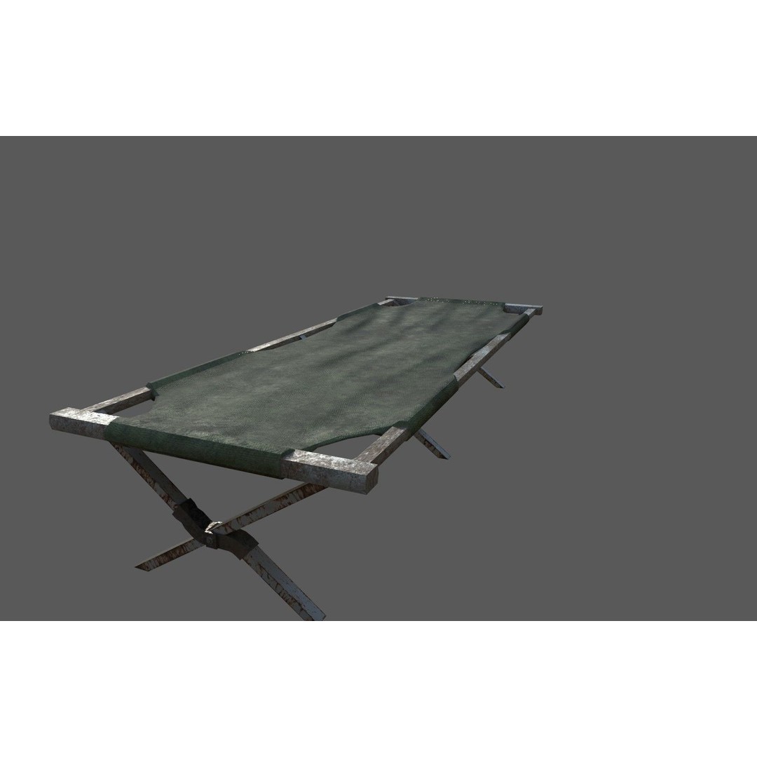 Military Base 3D Model – Low Poly Game Asset, FBX, PBR Textures - View 31
