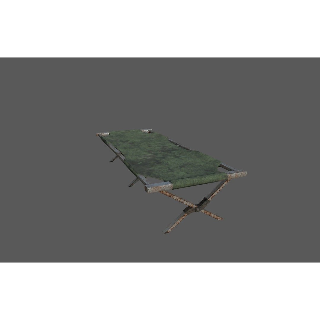 Military Base 3D Model – Low Poly Game Asset, FBX, PBR Textures - View 32
