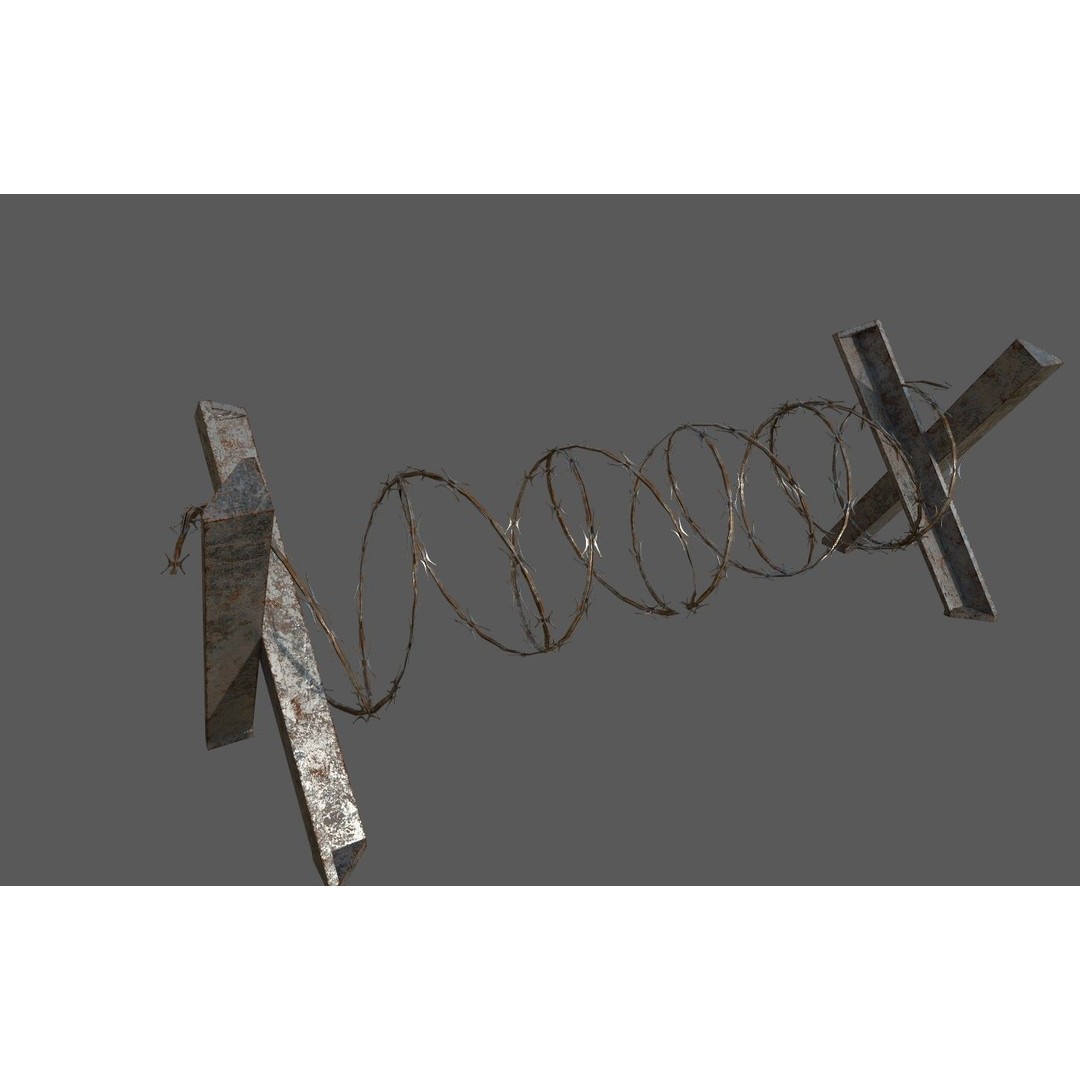 Military Base 3D Model – Low Poly Game Asset, FBX, PBR Textures - View 35