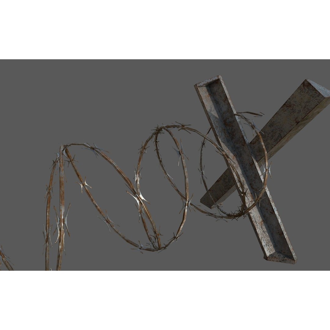 Military Base 3D Model – Low Poly Game Asset, FBX, PBR Textures - View 36