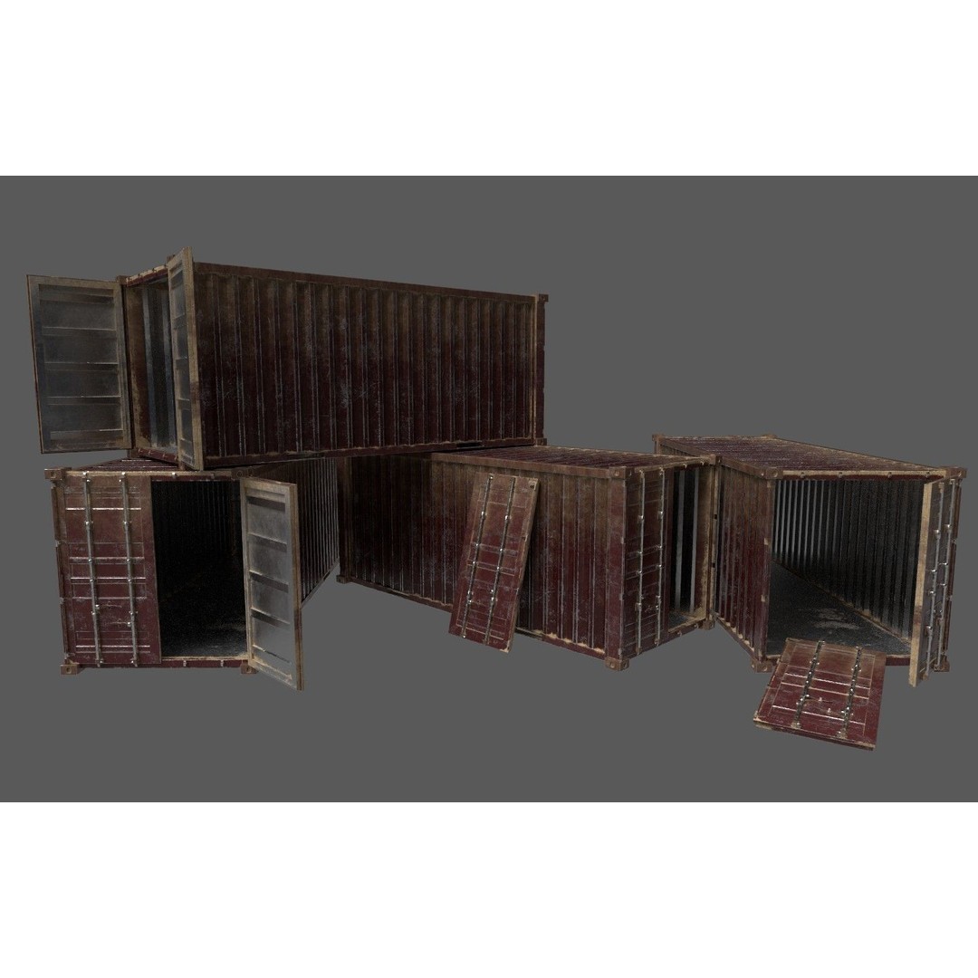 Military Base 3D Model – Low Poly Game Asset, FBX, PBR Textures - View 45