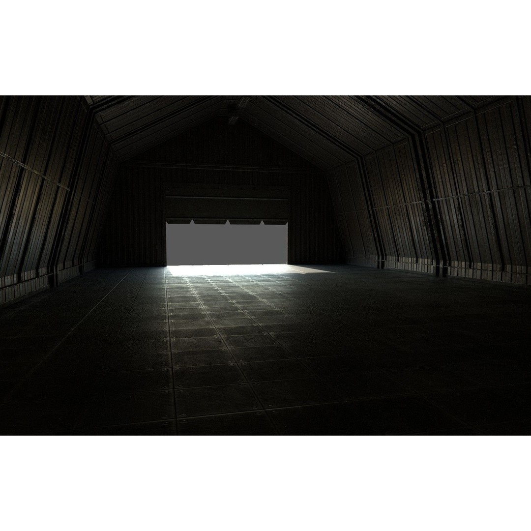 Military Base 3D Model – Low Poly Game Asset, FBX, PBR Textures - View 51