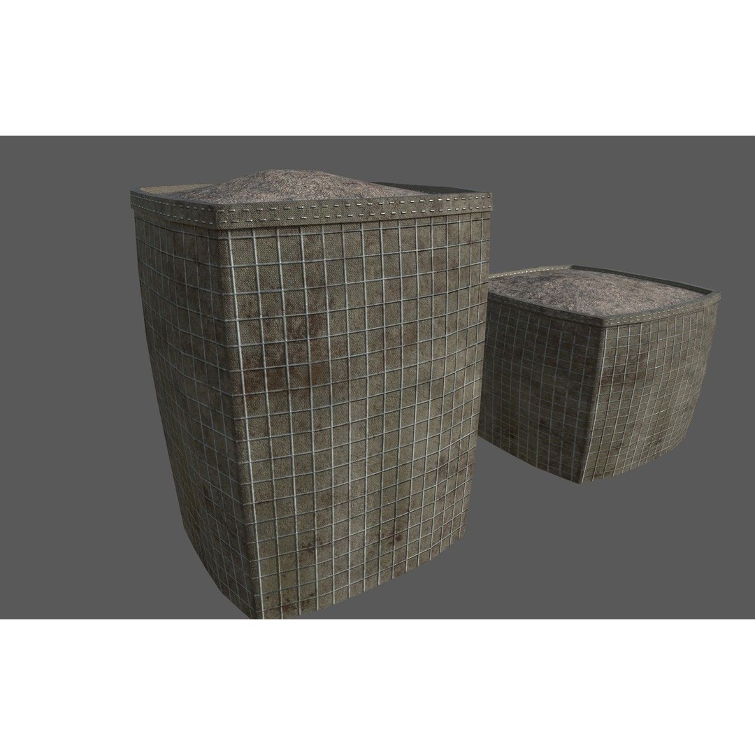 Military Base 3D Model – Low Poly Game Asset, FBX, PBR Textures - View 79