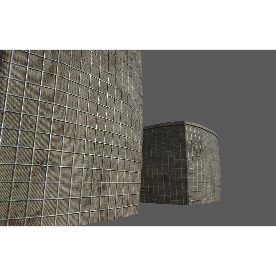 Military Base 3D Model – Low Poly Game Asset, FBX, PBR Textures - View 80