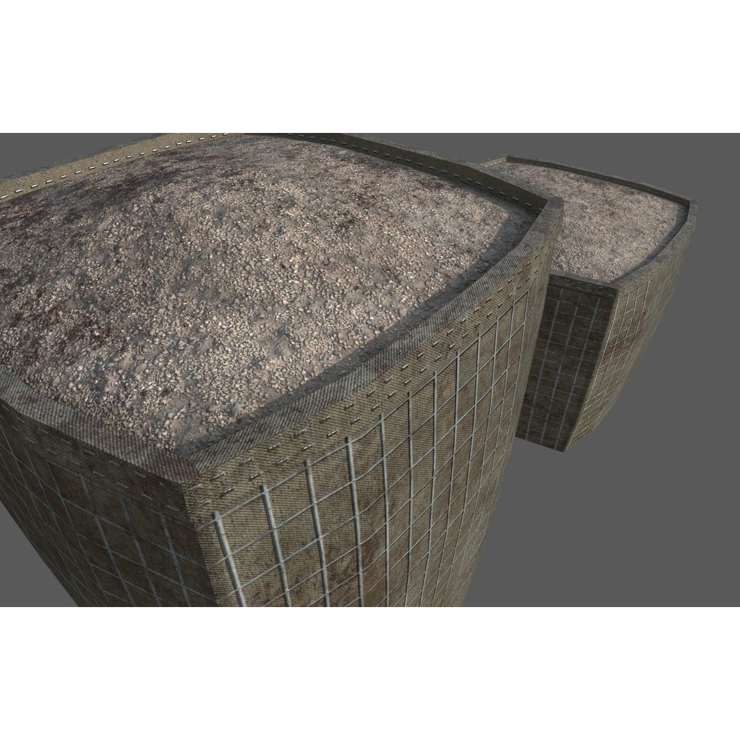Military Base 3D Model – Low Poly Game Asset, FBX, PBR Textures - View 81