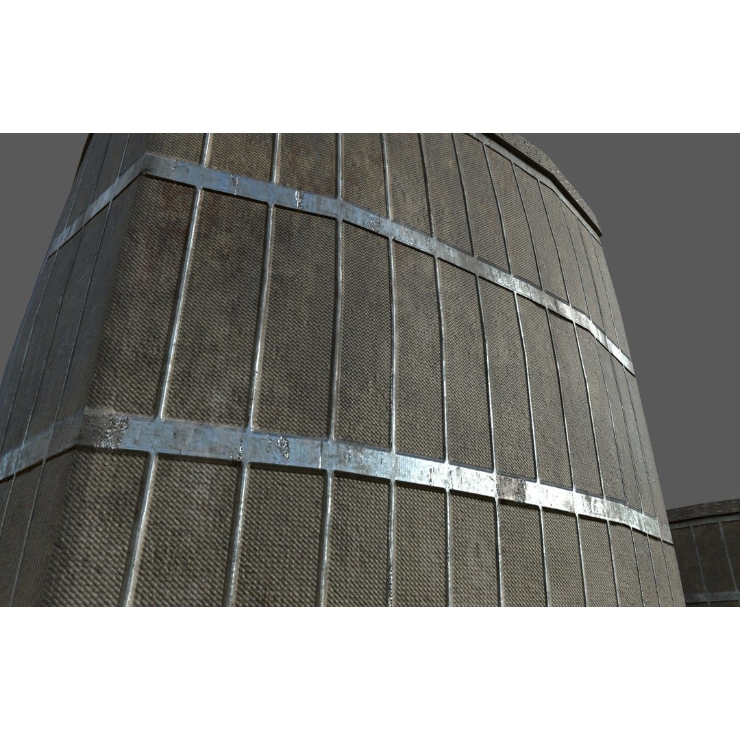 Military Base 3D Model – Low Poly Game Asset, FBX, PBR Textures - View 84