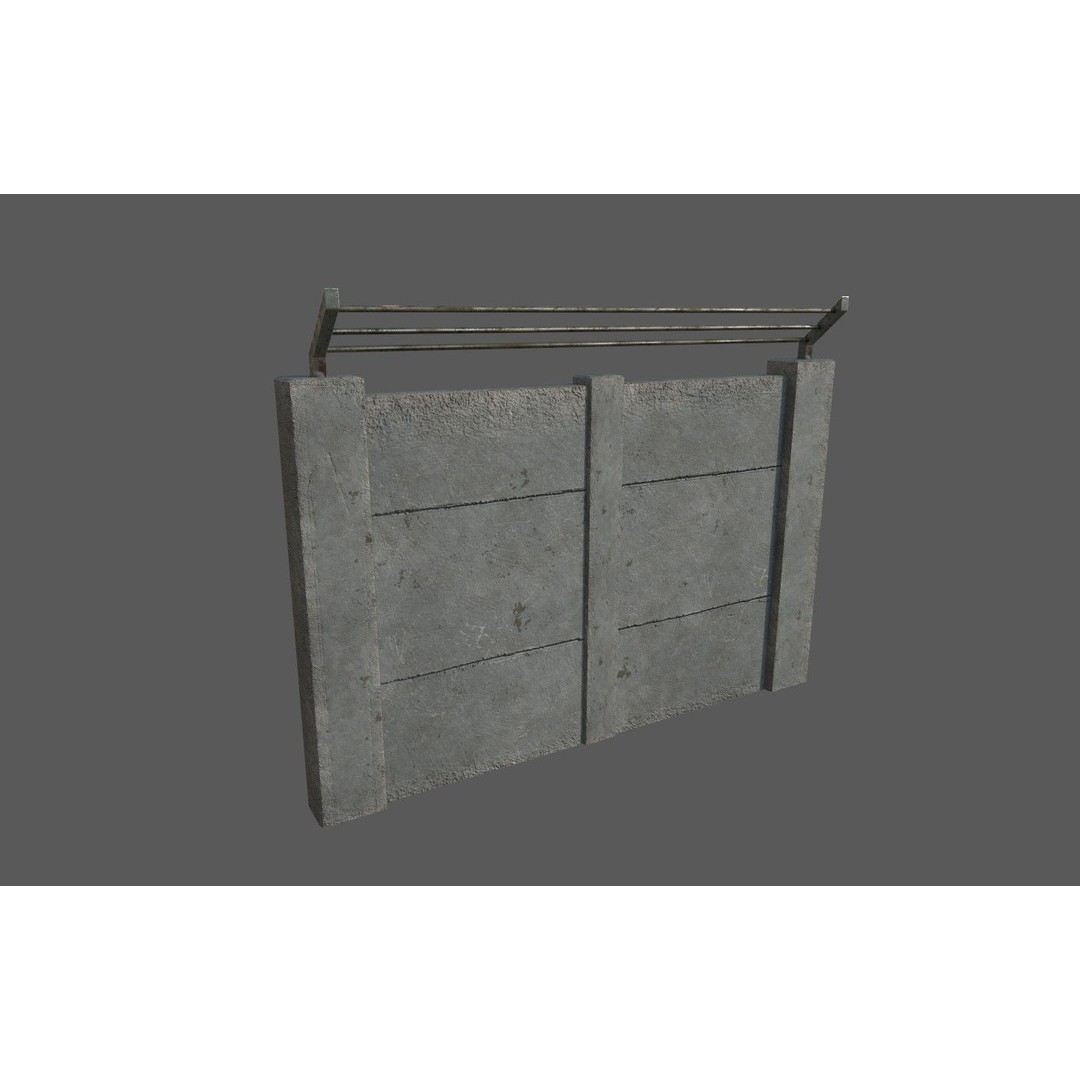 Military Base 3D Model – Low Poly Game Asset, FBX, PBR Textures - View 89
