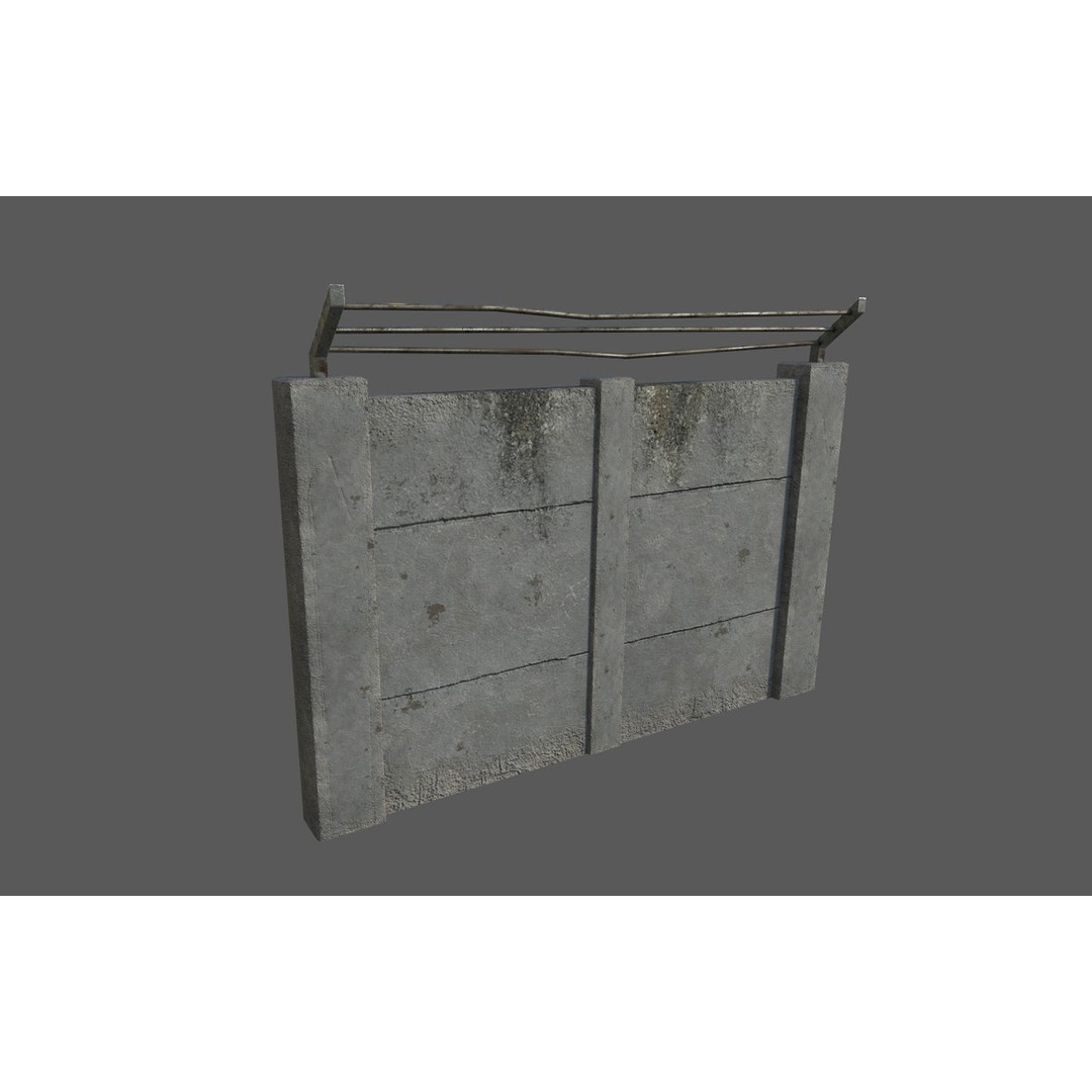 Military Base 3D Model – Low Poly Game Asset, FBX, PBR Textures - View 90