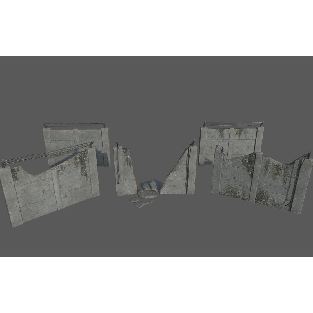 Military Base 3D Model – Low Poly Game Asset, FBX, PBR Textures - View 94