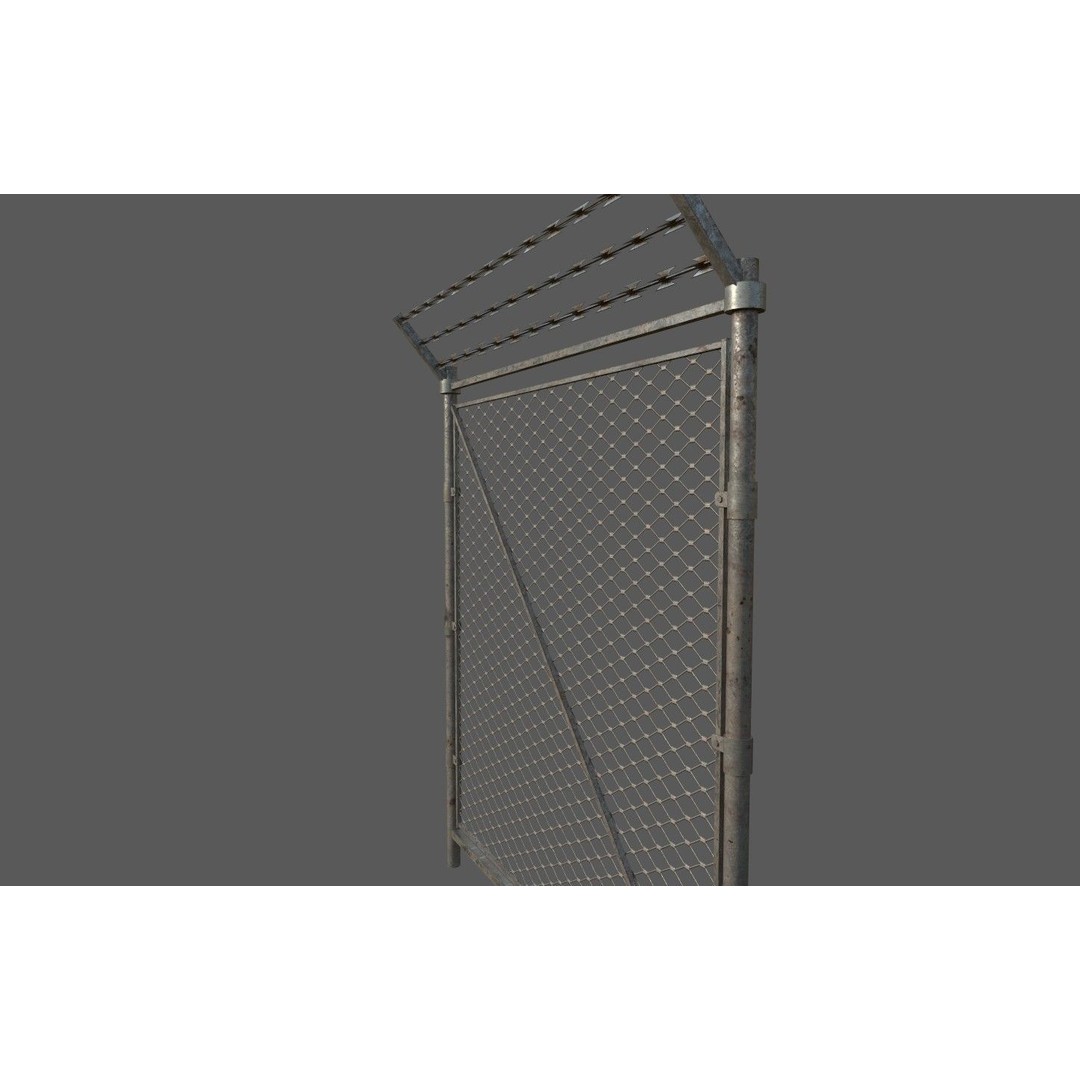 Military Base 3D Model – Low Poly Game Asset, FBX, PBR Textures - View 96