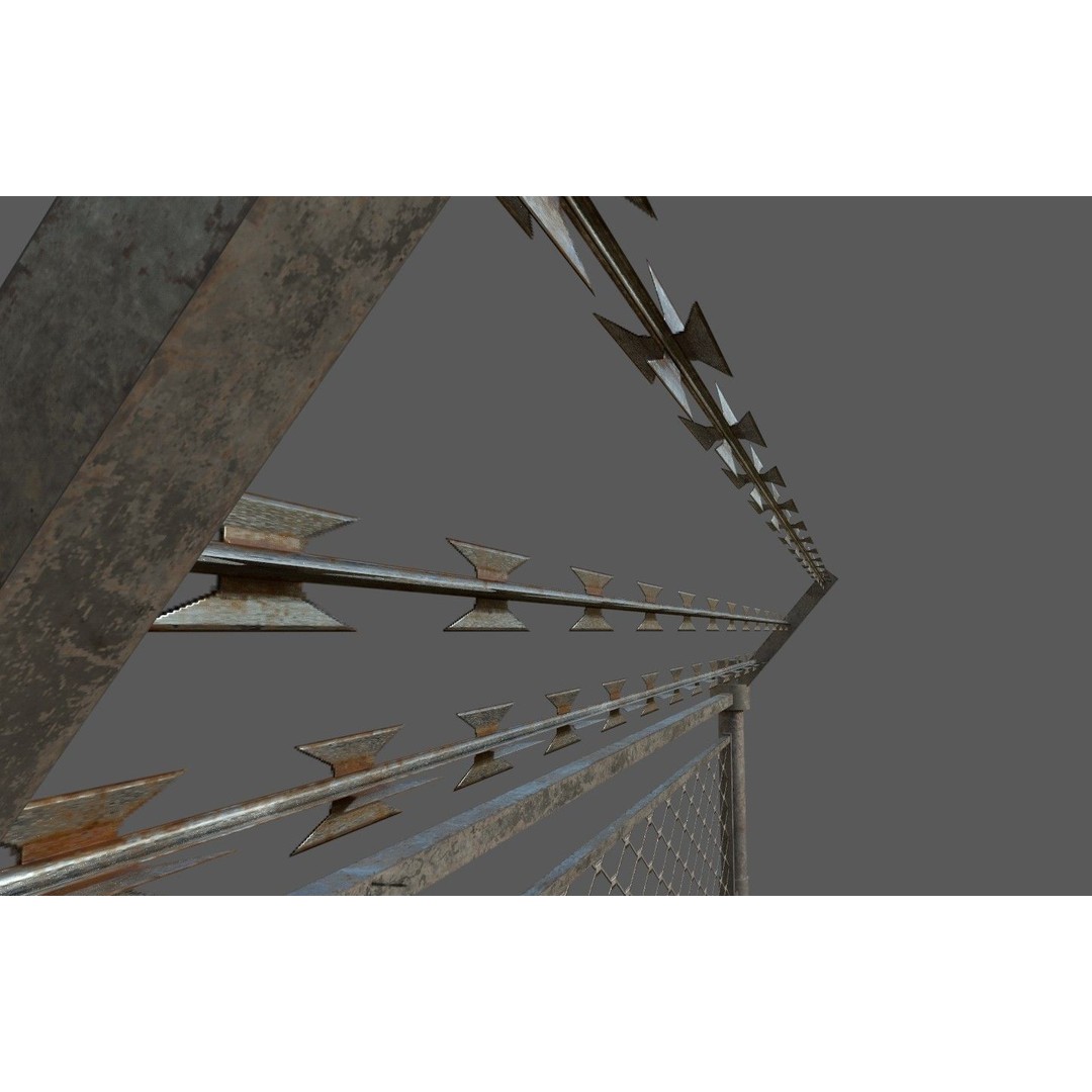 Military Base 3D Model – Low Poly Game Asset, FBX, PBR Textures - View 97