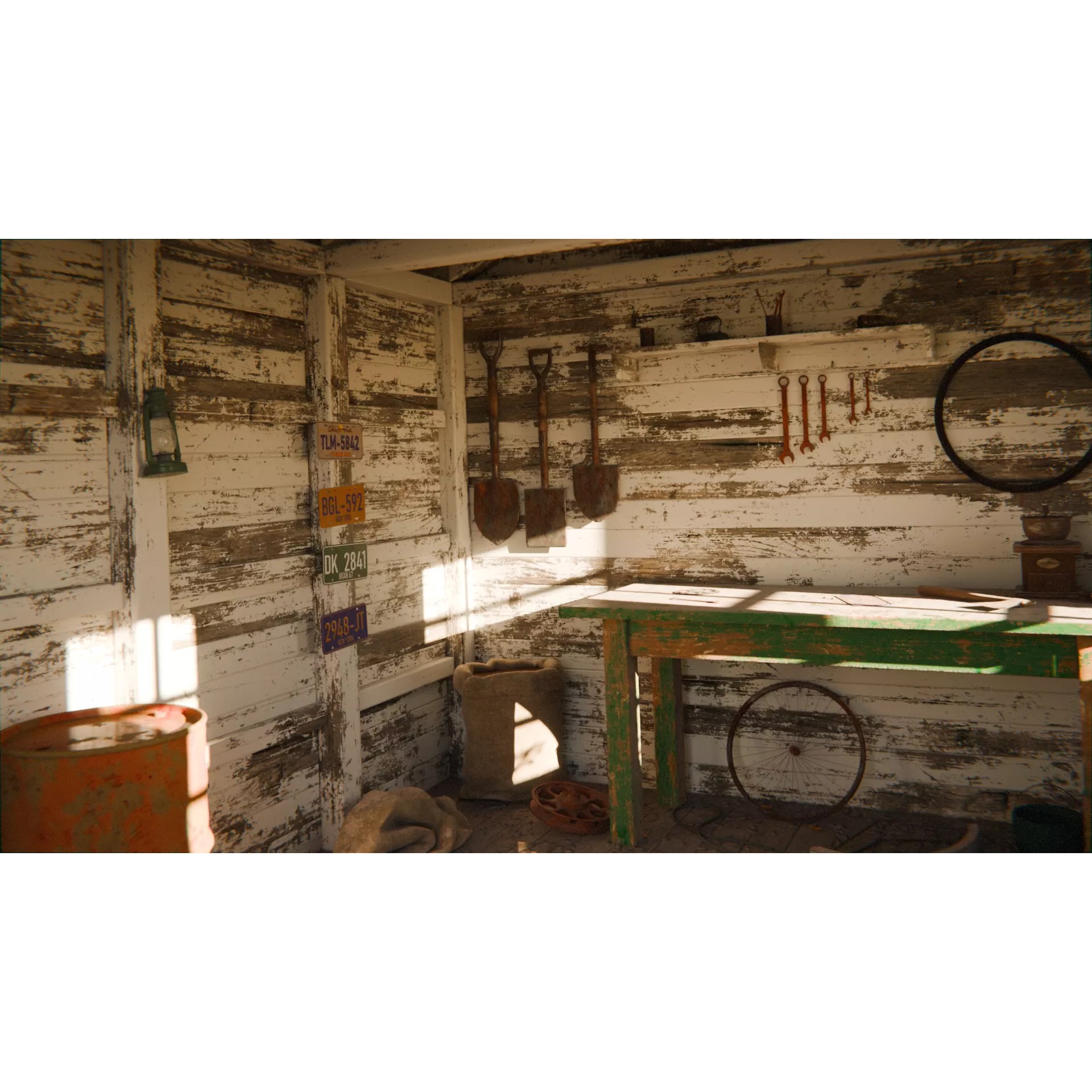 Old Tool Shed - Game-Ready 3D Model - View 2