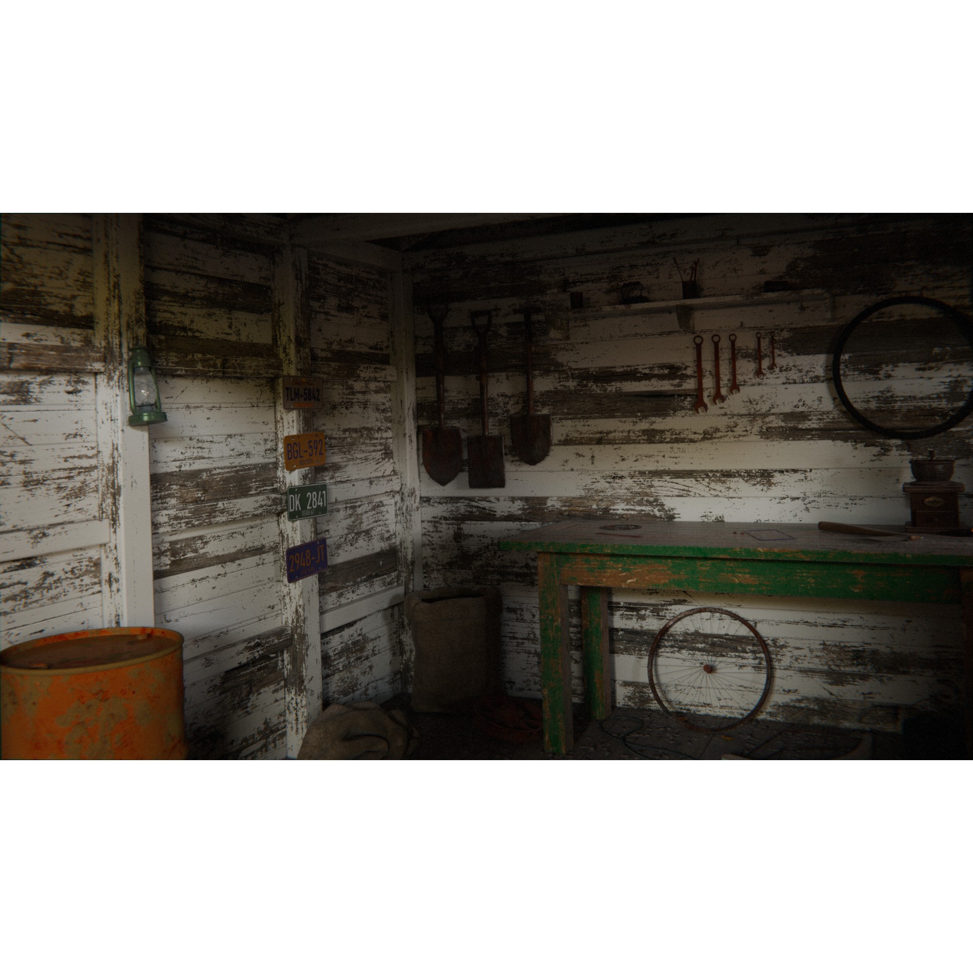 Old Tool Shed - Game-Ready 3D Model - View 6