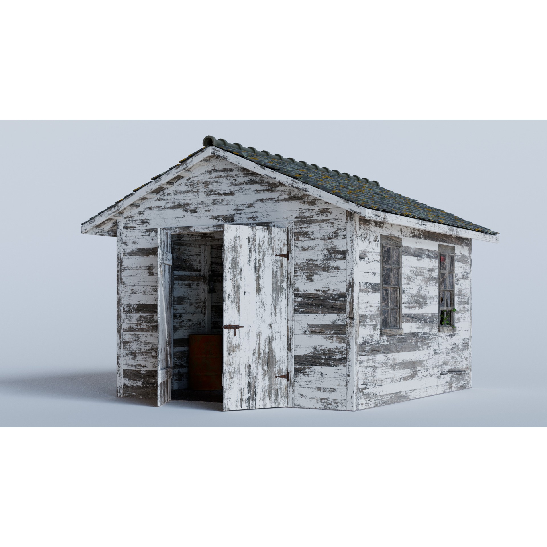 Old Tool Shed - Game-Ready 3D Model - View 8