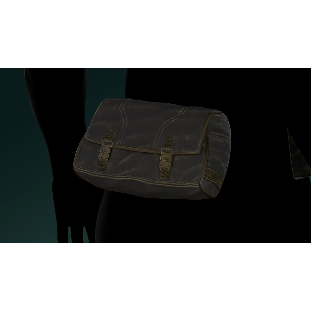 Military Bulletproof Vest 3D Model – Low Poly Rigged PBR Asset, FBX - View 8