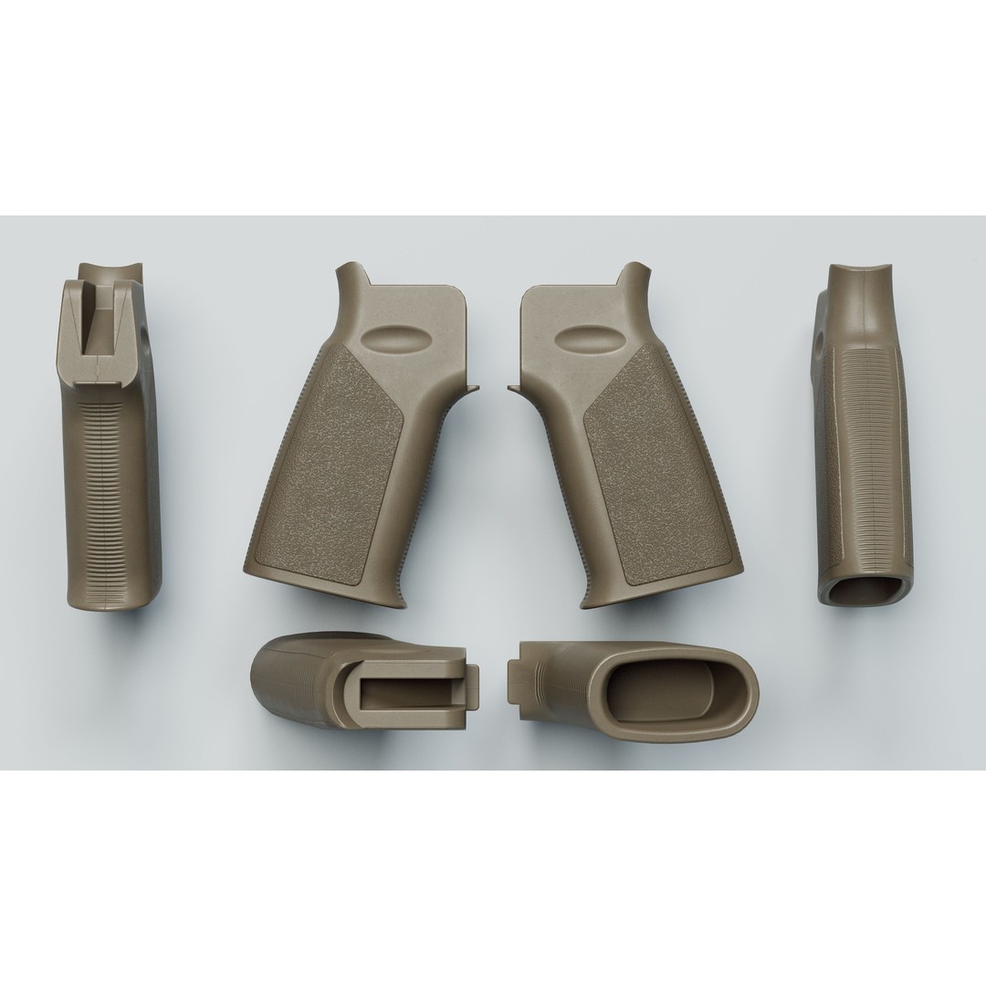 A17 Grip 3D Model – Low Poly Replica Gun Asset, FBX - View 4