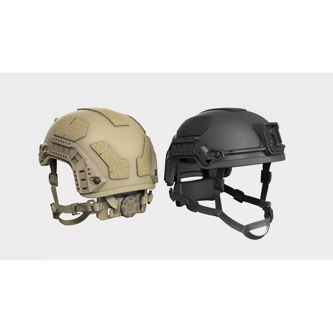 Viper P2 Helmet 3D Model – Low Poly Military Armor, FBX & OBJ - View 2