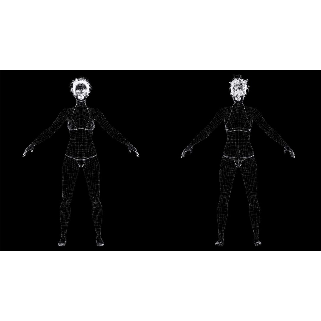 Kali 3D Model – Survival Style Low Poly Character, Game Ready - View 30