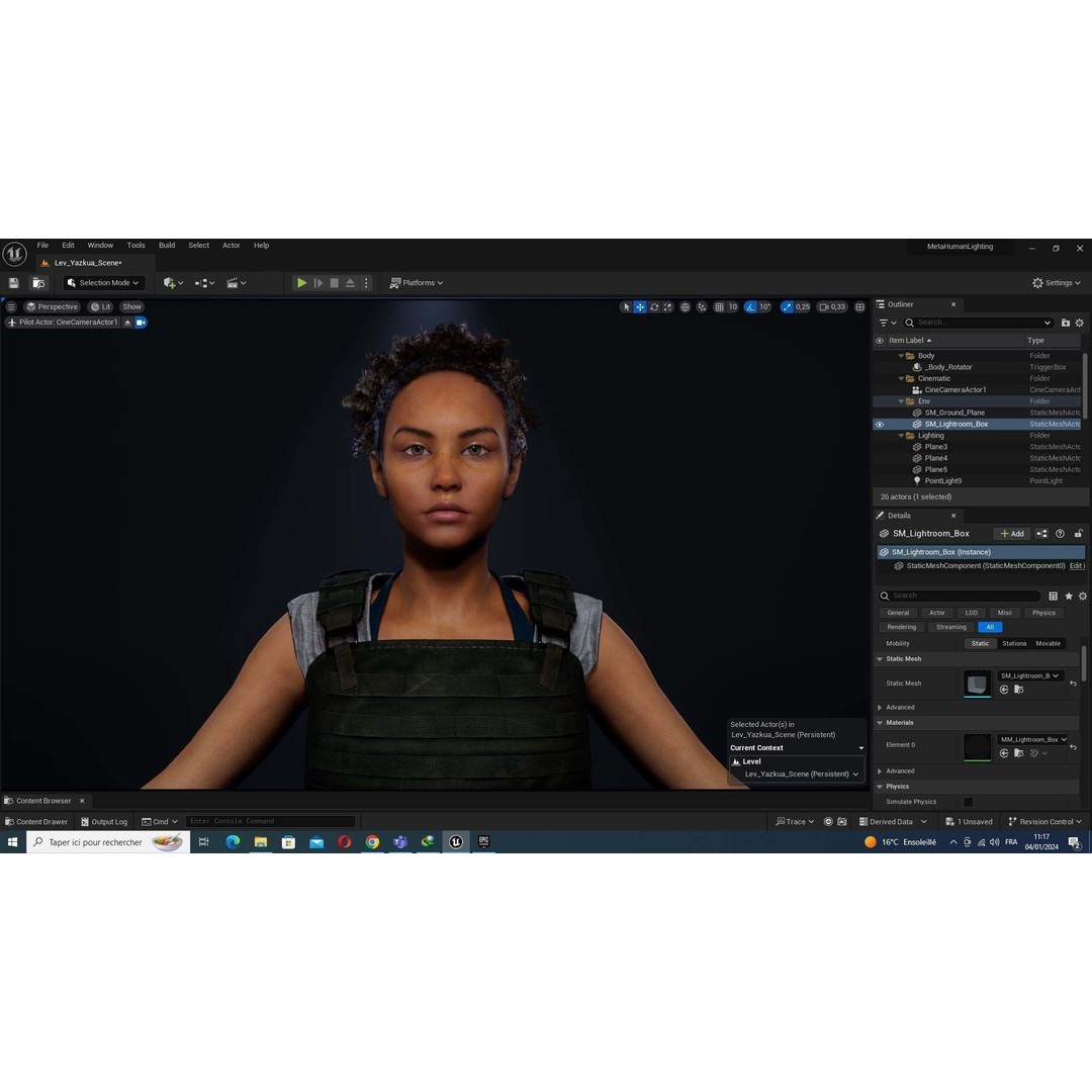 Kali 3D Model – Survival Style Low Poly Character, Game Ready - View 49