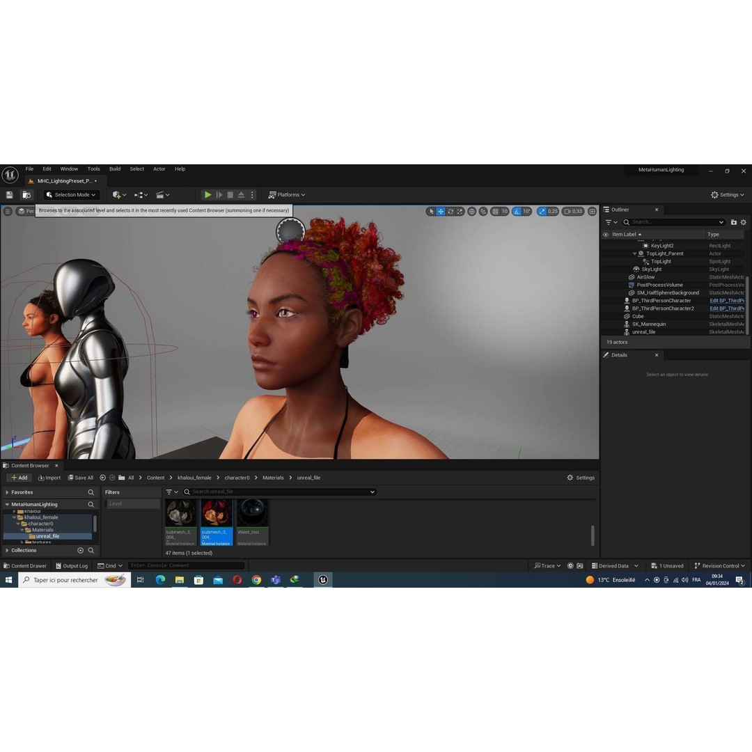Kali 3D Model – Survival Style Low Poly Character, Game Ready - View 53