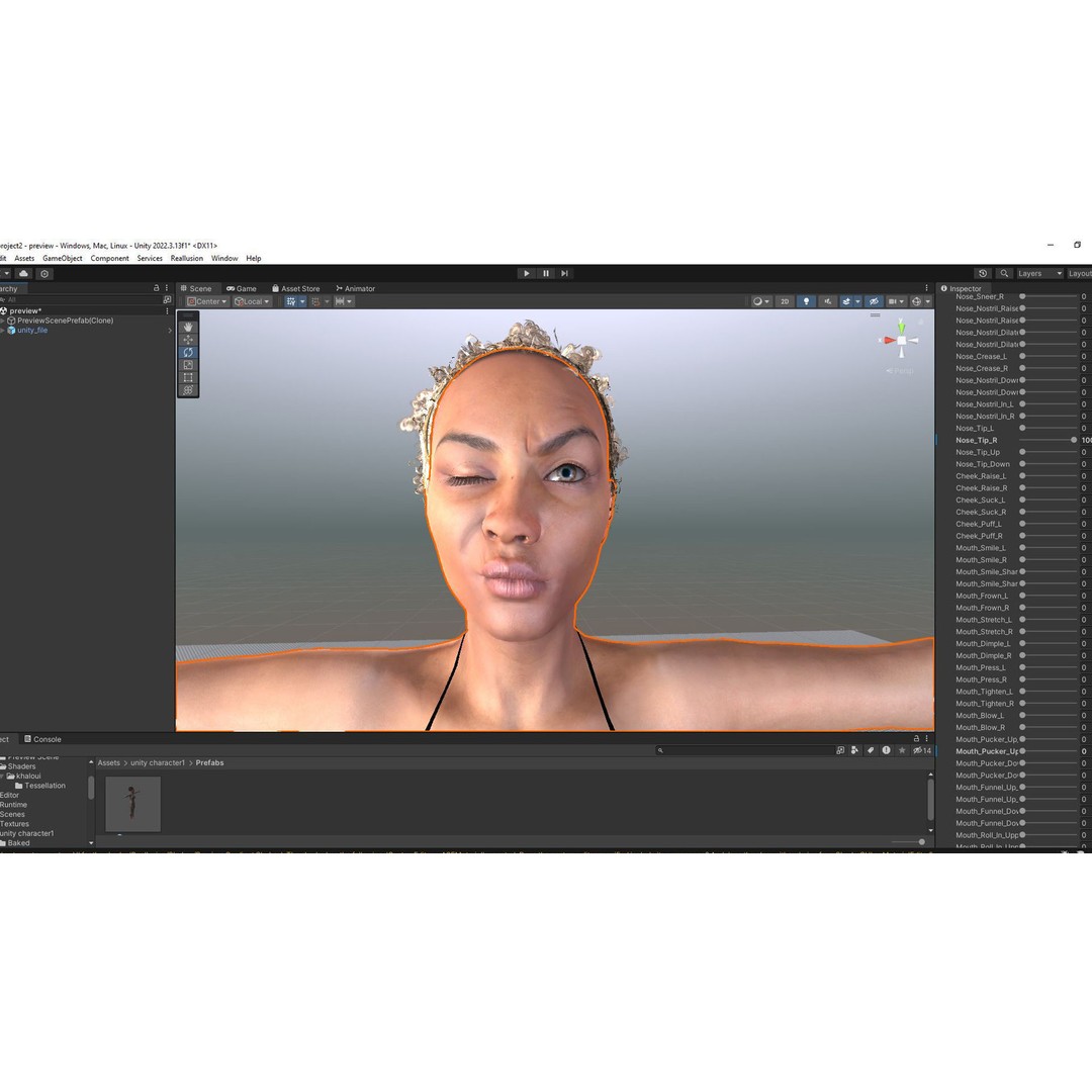 Kali 3D Model – Survival Style Low Poly Character, Game Ready - View 72