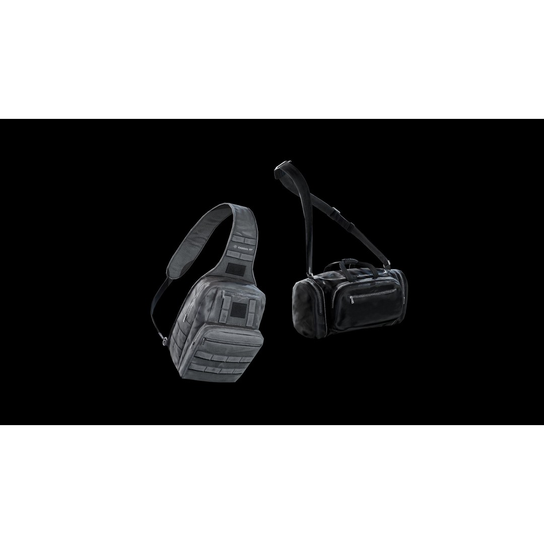 Casual Bag 3D Model – Low Poly Game Asset with PBR Textures - View 10